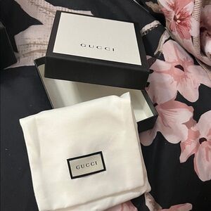 Gucci Monochrome Gift Box with Logo Dust Bag
